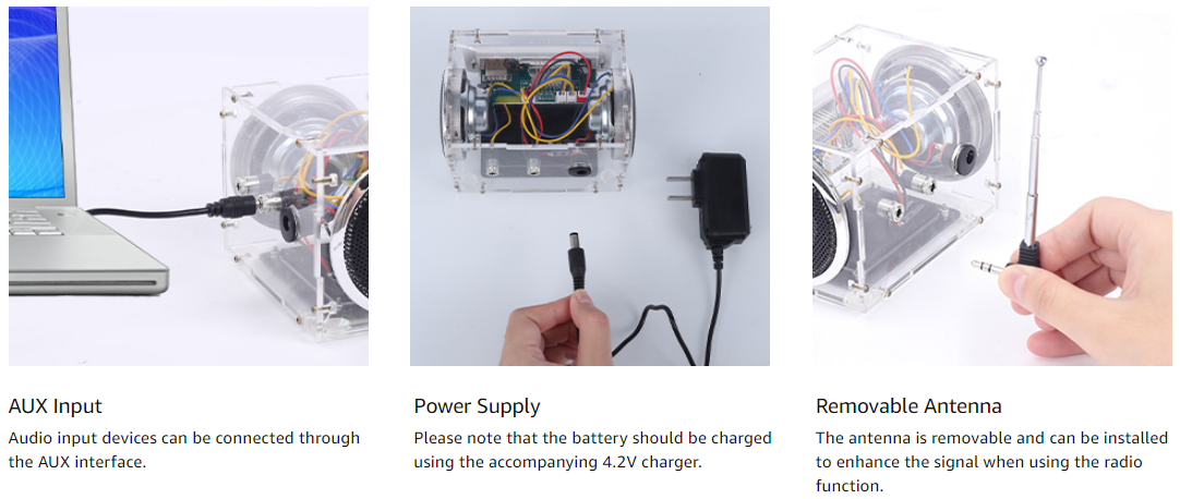 Diy best sale aux speaker